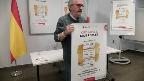 Jesús Merlo Sorteo del Oro Cruz Roja