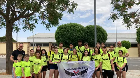 Atletas del Sistemas Valcom - Valdepeñas Athletics Club en Ciudad Real