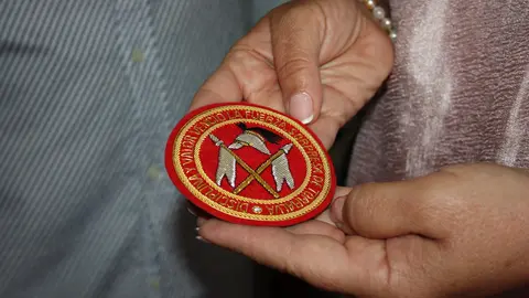 Insignia donada al Museo de Torralba de Calatrava