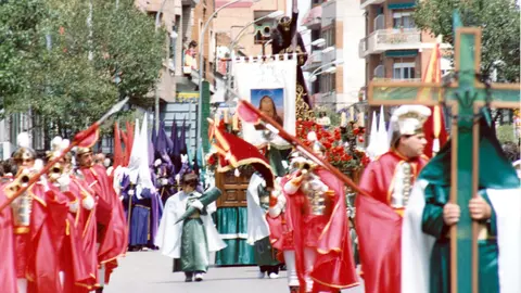 Guardia Romana en la procesión de mediodía de Viernes Santo 1990