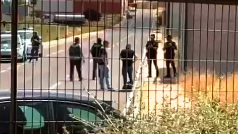 Fotograma de un vídeo casero en uno de los puntos de intervención