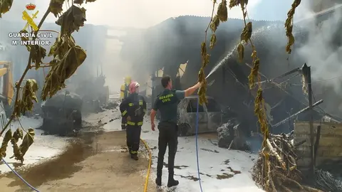 Incendio en la vivienda de la calle Toledo de Villarrubia de los Ojos