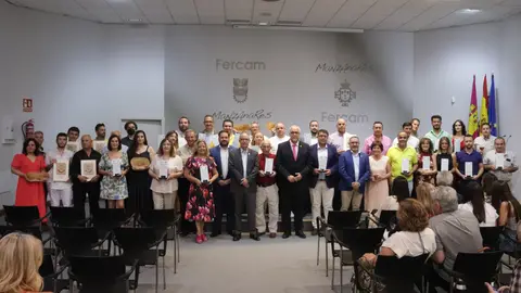 Entrega de los premios de los concursos organizados en Fercam 2022