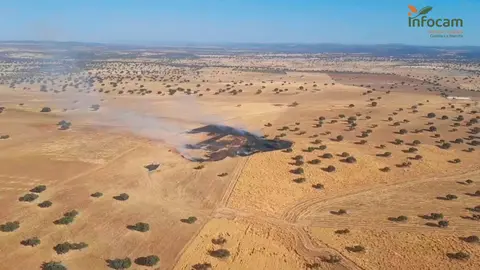 Incendio forestal en Abenójar
Foto: Plan Infocam