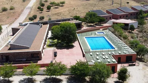 Vista aérea del Albergue Puerto Vallehermoso