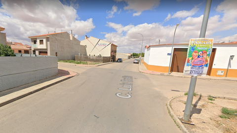 Este fue el lugar donde se produjo el accidente en La Solana