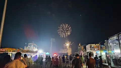Fuegos artificiales de la Feria de Manzanares