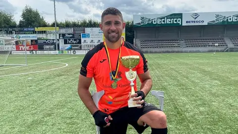 Xavi durante el torneo internacional disputado en Bélgica