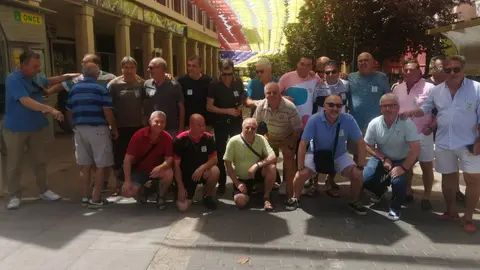 Veteranos del Valdepeñas en su encuentro anual