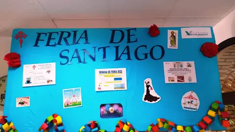 El centro se decoró con motivo de la onomástica del patrono de La Solana