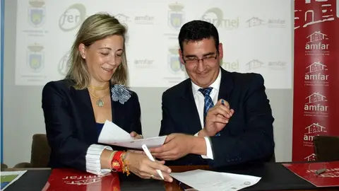 Lola Merino y Manuel Borja