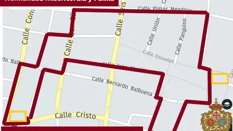 Recorrido Salida Procesional de Reglas 2022