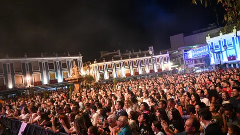 La Plaza de España en el concierto de Ana Guerra de las Fiestas del Vino 2022