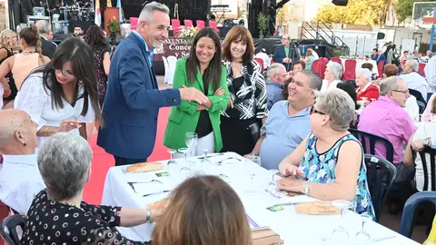 Cena de mayores de las Fiestas del Vino de Valdepeñas 2022