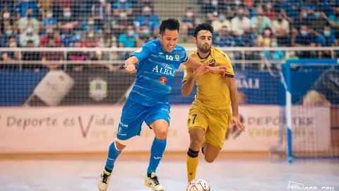 Rafa Rato con la bola en el Viña Albali Valdepeñas vs Levante de la 2021/22
Foto: ACP-FSV