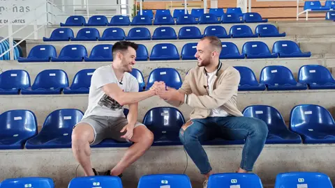 Rafa Rato y Javi Garoz en la entrevista realizada para el programa 156 de HD Hoy Deportes
