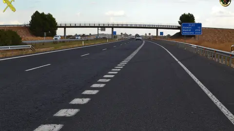 Panorámica del lugar del siniestro (A-43)