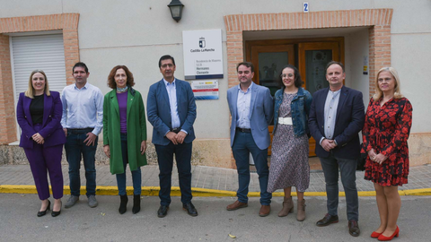 José Manuel Caballero visita la residencia de mayores de Moral