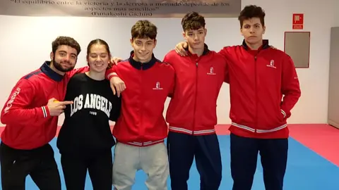 Karatecas del Club Deportivo Okinawa