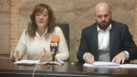 Concejales del grupo municipal de Vox en Valdepeñas