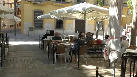 Terrazas en el centro de Valdepeñas