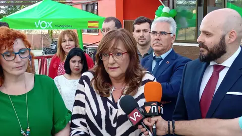 Acto de presentación de la candidatura de Vox para Valdepeñas
