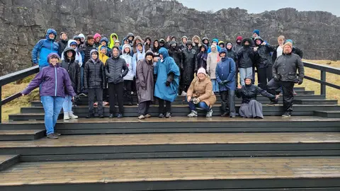 Alumnos y profesores del IES Prieto en Islandia