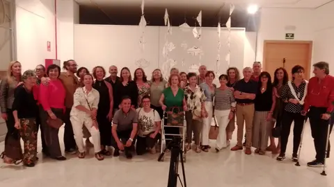 Alumnado de los Talleres de Artes Plásticas