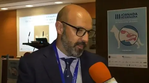 Juan de Dios Martín, organizador de la Jornada Veterinaria