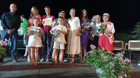 Participantes en el acto inaugural de las Fiestas del Lucero