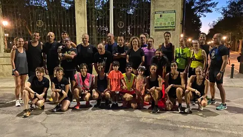 Participantes en la XV Carrera Nocturna del Club Extenuaci´n Valdepeñas