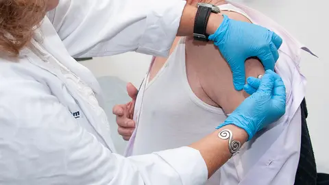 Vacunación gripe en mayores