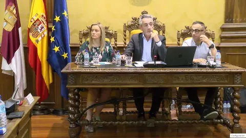 Presidencia pleno municipal de Valdepeñas