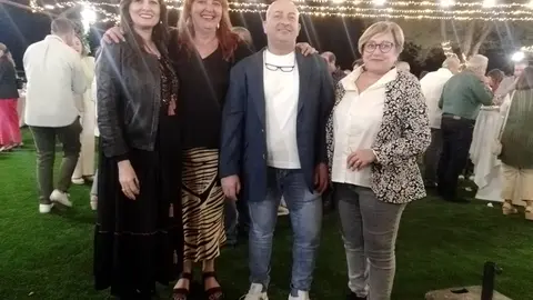 Concejalas de Valdepeñas con el cocinero Javier Huertas