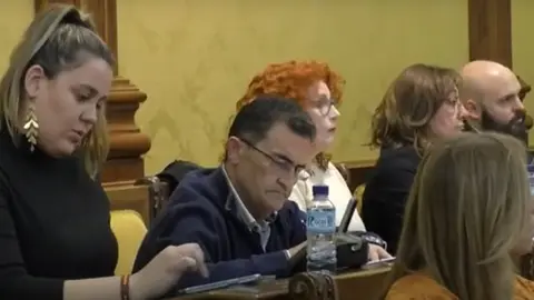 Cándido Simarro hoy en el Pleno Municipal