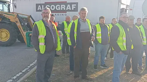 Movilización de agricultores y ganaderos hoy en Valdepeñas (1)