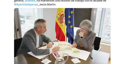 Reunión del alcalde Jesús Martín con la directora general del SEPES