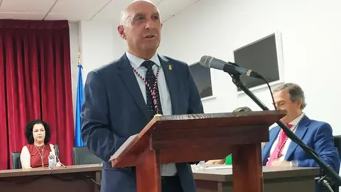 El alcalde de Aldea del Rey, Cándido Barba Ruedas