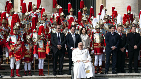 Ruta Pasión Calatrava 01 audiencia Papal