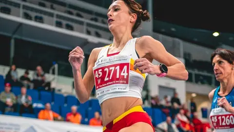 ANA BERNALTE EN EL EUROPEO DE ATLETISMO MÁSTER 10