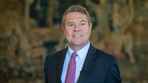 Toledo, 27 de mayo de 2024.- Emiliano García-Page, presidente de Castilla-La Mancha. (Fotos: A. Pérez Herrera // JCCM)