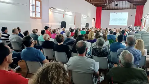 Acto público en Santa Cruz de Mudela