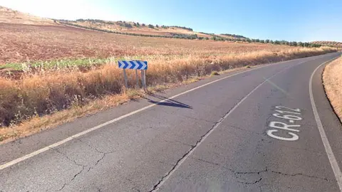 Carretera CR-612 entre Torrenueva y Valdepeñas