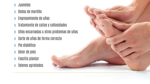 foto nota de prensa podólogos