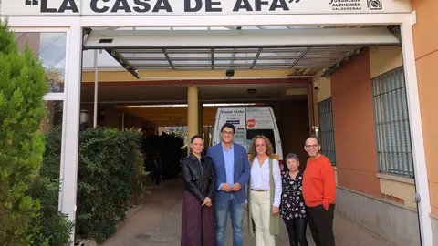 Eulalio Díaz-Cano visita AFA Valdepeñas