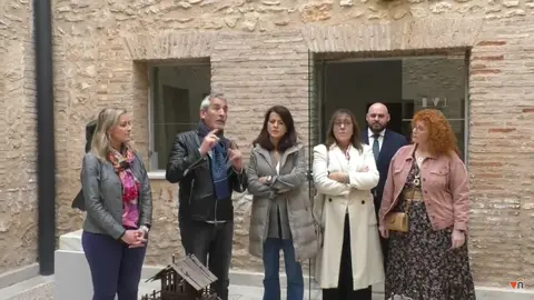 Visita de la vicepresidenta de la Diputación al museo municipal de Valdepeñas