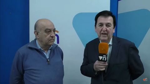 El presidente de la Peña Pascual Pacheco entrevistado para TeleValdepeñas
