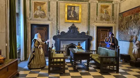 Manoli Nieto-Márquez en visita teatralizada Palacio Viso del Marqués 2