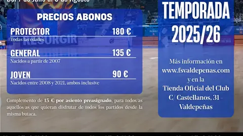Precios y faldón