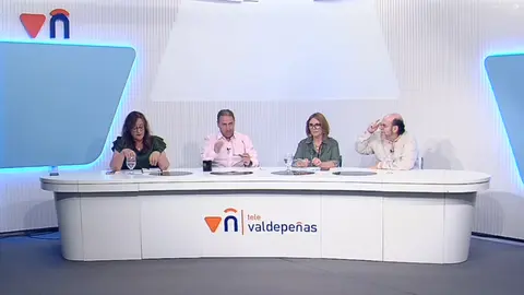 Un momento de la Tertulia de TeleValdepeñas